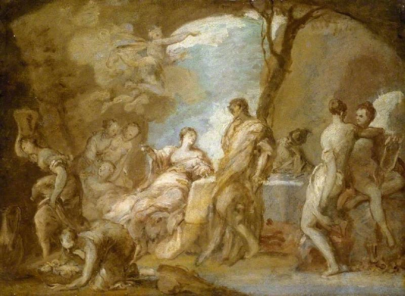 39-Telemaco sull'isola di Calipso - Fitzwilliam Museum, Cambridge